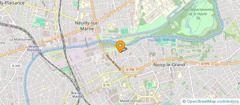 localisation de l'entreprise BERAULT à NOISY-LE-GRAND