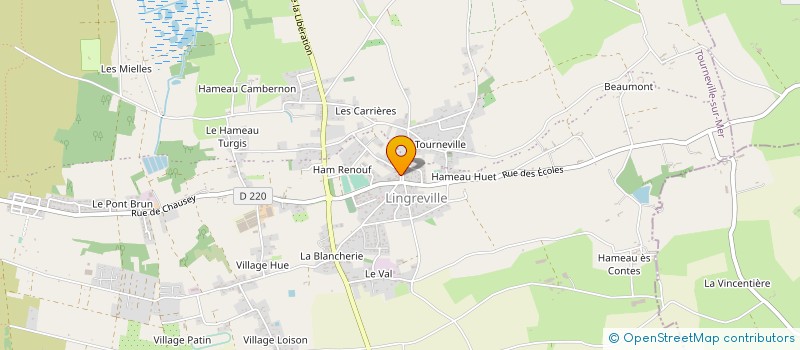 localisation de l'entreprise BERAZA  TOURNEVILLE-SUR-MER