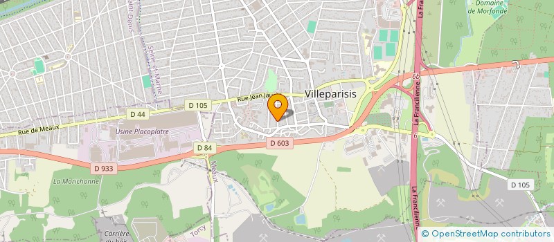 localisation de l'entreprise BERAZI BATIMENT à VILLEPARISIS
