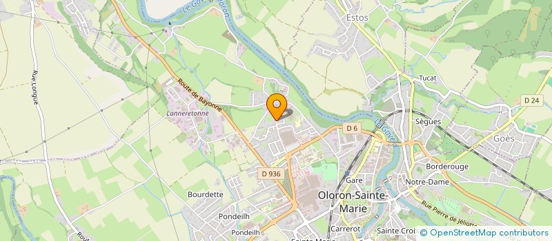 localisation de l'entreprise BERBIG  OLORON-SAINTE-MARIE