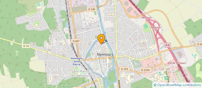 localisation de l'entreprise BERBISON  NEMOURS