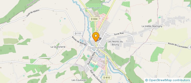 localisation de l'entreprise BERBOIS  CORMEILLES