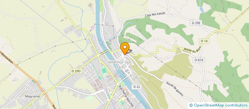 localisation de l'entreprise BERBOUD  VILLEMUR-SUR-TARN