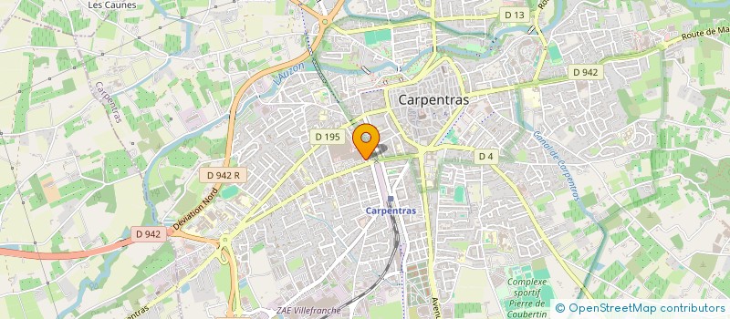 localisation de l'entreprise BERBUDEAU IMMOBILIER à CARPENTRAS