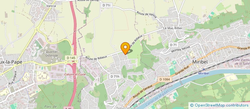 localisation de l'entreprise BERC  NEYRON