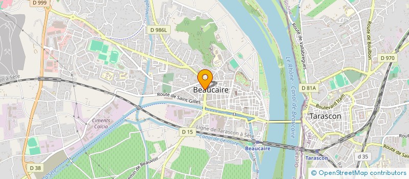 localisation de l'entreprise BERC JEANINE DIGALANTE ODETTE  BEAUCAIRE