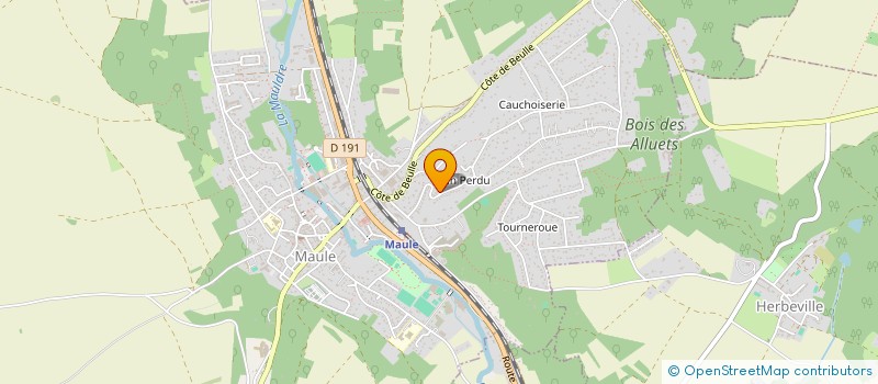 localisation de l'entreprise BERCA à MAULE