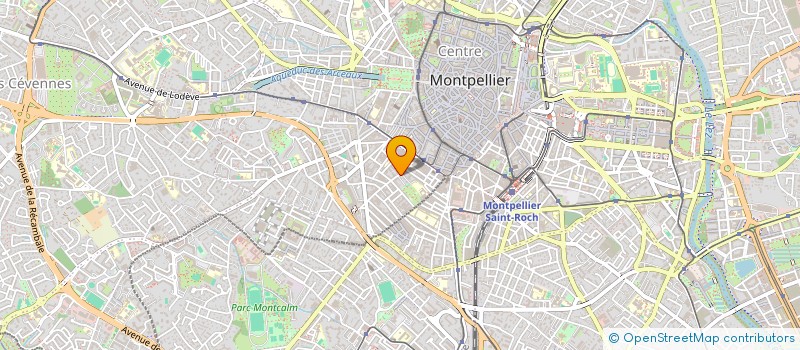 localisation de l'entreprise BERCA IMMOBILIER à MONTPELLIER