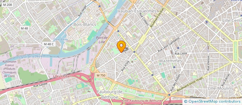 localisation de l'entreprise BERCAIL à LILLE