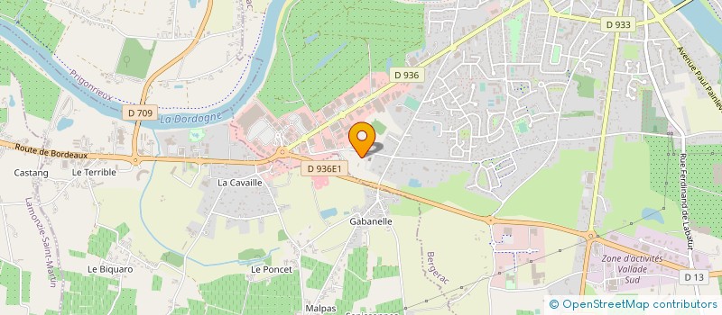 localisation de l'entreprise BERCANORD RESTAURATION à BERGERAC