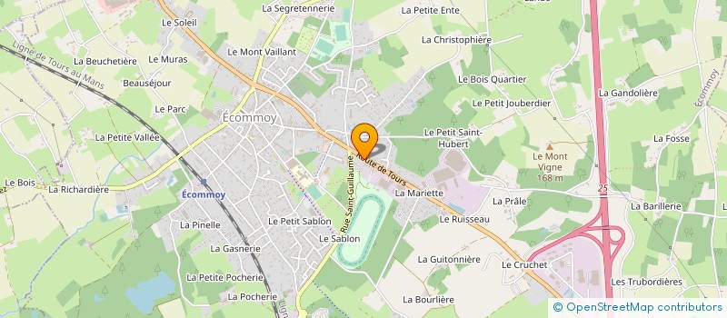 localisation de l'entreprise BERCE AUTOMOBILES  MARIGNE-LAILLE