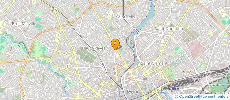 localisation de l'entreprise BERCEGEAY à NANTES