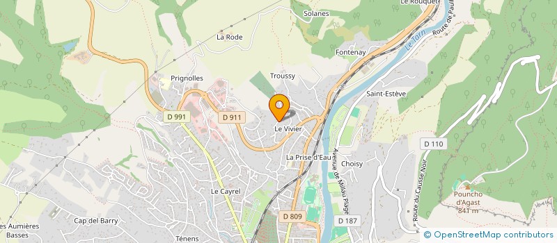 localisation de l'entreprise BERCEL  MILLAU