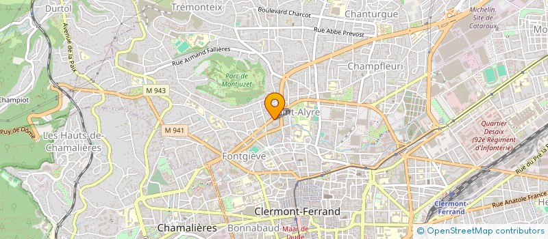 localisation de l'entreprise BERCEUSES ET CHERUBINS à CLERMONT-FERRAND
