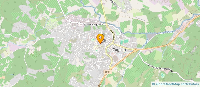 localisation de l'entreprise BERCHAT à COGOLIN