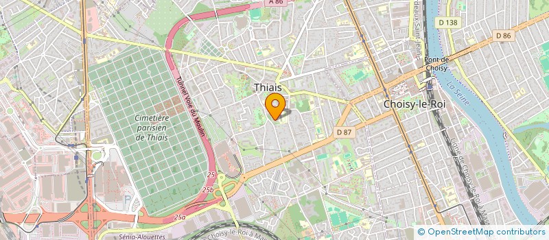 localisation de l'entreprise BERCHEL TECH  THIAIS