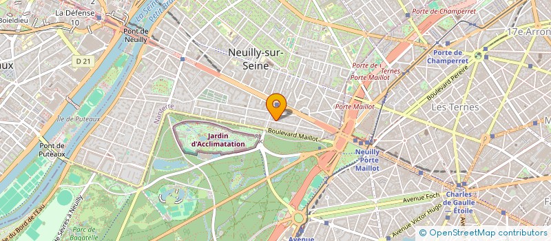 localisation de l'entreprise BERCHERES-CHANTON à NEUILLY-SUR-SEINE