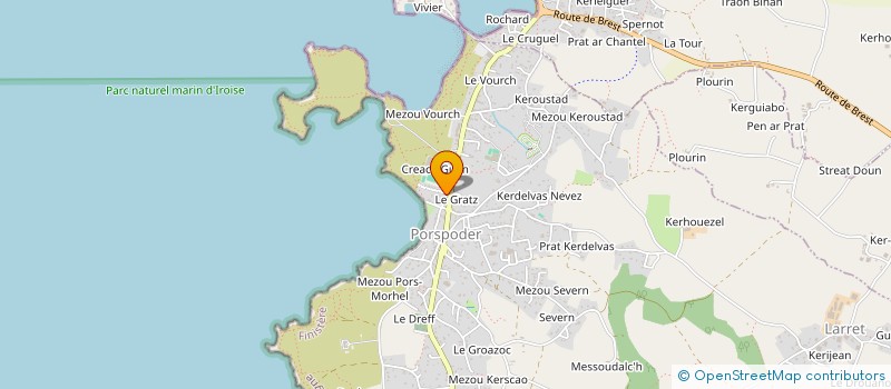 localisation de l'entreprise BERCHETONS  PORSPODER