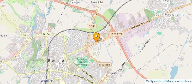 localisation de l'entreprise BERCHORIUM  BRESSUIRE