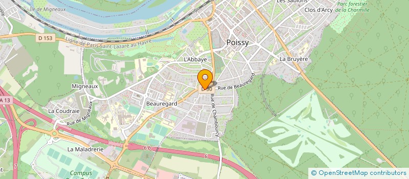 localisation de l'entreprise BERCIMM S A à POISSY