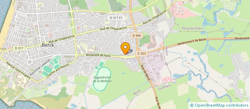localisation de l'entreprise BERCK à BERCK