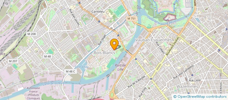 localisation de l'entreprise BERCK AVENUE GRESSIER  LILLE