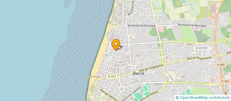 localisation de l'entreprise BERCK BEACH  BERCK