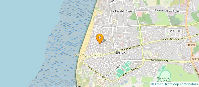 localisation de l'entreprise BERCK DELIGNY SPIEWAK INDIVISION à BERCK
