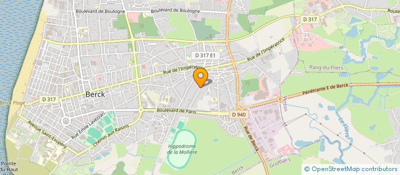 localisation de l'entreprise BERCK OPALE SUD TRIATHLON  GROFFLIERS