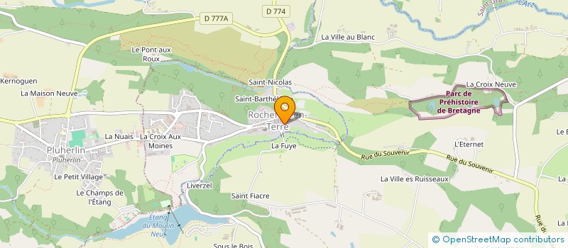 localisation de l'entreprise BERCKMANS-ETUDES-INGENIERIE-BATIMENT  ROCHEFORT-EN-TERRE