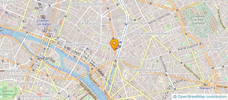 localisation de l'entreprise BERCLAZ                       X  PARIS