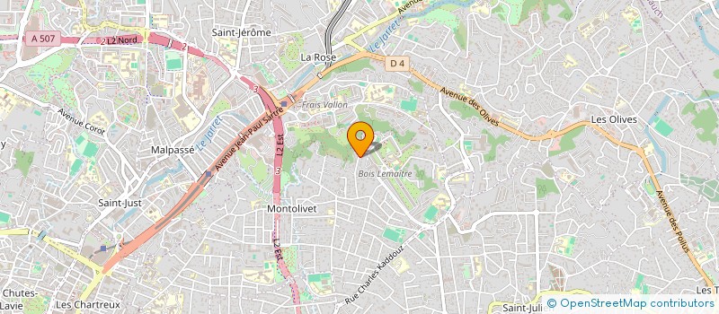 localisation de l'entreprise BERCLE à MARSEILLE