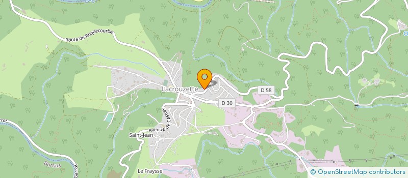 localisation de l'entreprise BERCOLOR à ROQUECOURBE