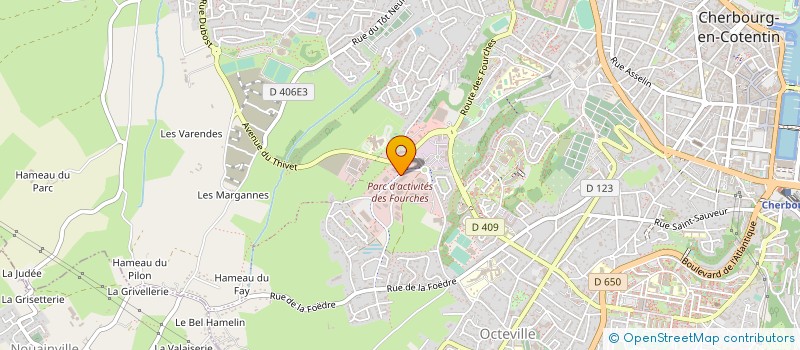 localisation de l'entreprise BERCOM à CHERBOURG-EN-COTENTIN