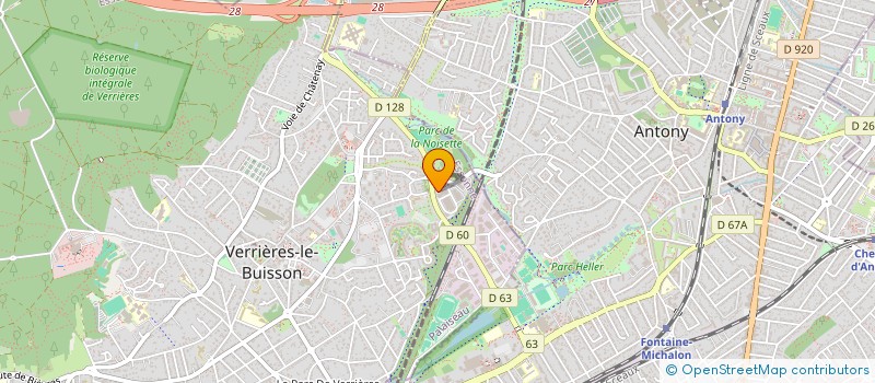 localisation de l'entreprise BERCY 2 CHAUSSURES à VERRIERES-LE-BUISSON