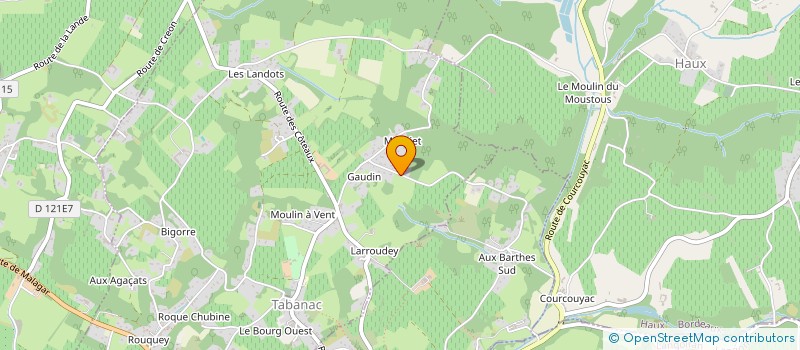 localisation de l'entreprise BERCY ASSOCIATION COSPLAYEURS  TABANAC