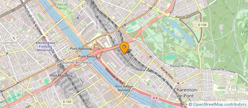 localisation de l'entreprise BERCY SARL  CHARENTON-LE-PONT