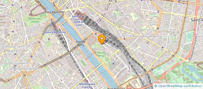 localisation de l'entreprise BERCY SERVICES XV - BS XV  PARIS