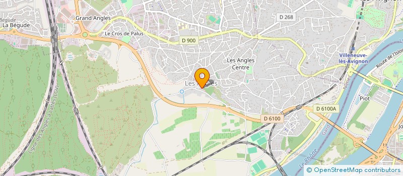 localisation de l'entreprise BERD  LES ANGLES