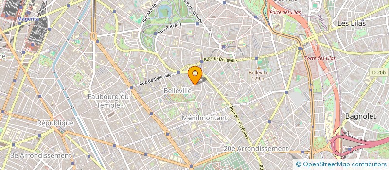 localisation de l'entreprise BERDA CHRONO  PARIS