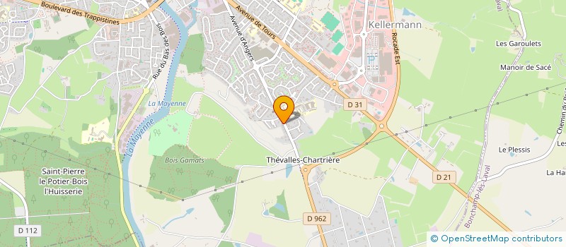 localisation de l'entreprise BERDACHA à LAVAL