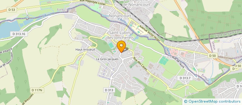 localisation de l'entreprise BERDAL à SAINT-LUBIN-DES-JONCHERETS