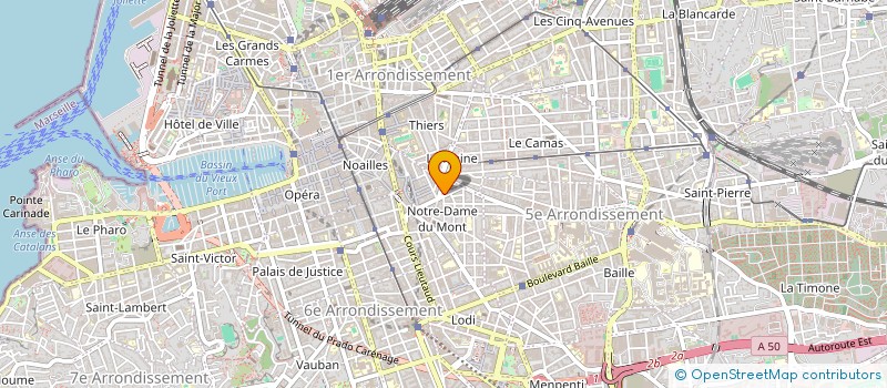 localisation de l'entreprise BERDAMA PLAQUISTE à MARSEILLE 6EME