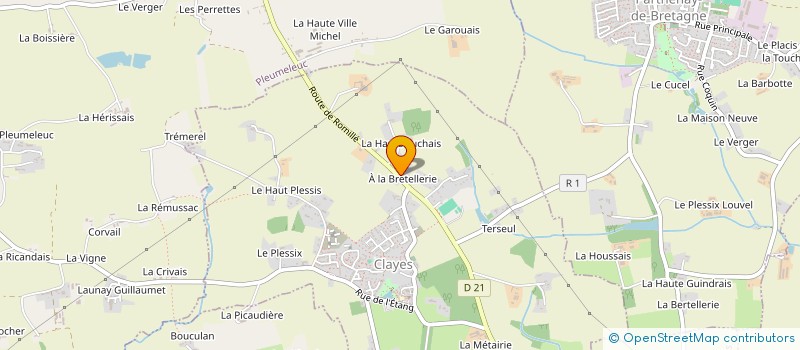 localisation de l'entreprise BERDAT INVEST  CLAYES