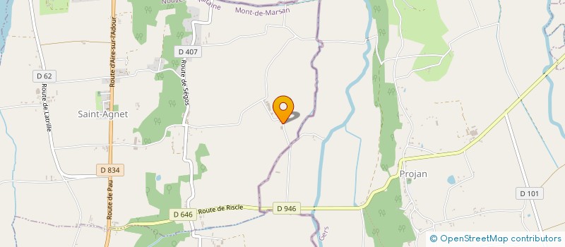 localisation de l'entreprise BERDAULON  SAINT-AGNET