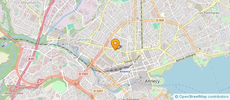 localisation de l'entreprise BERDE à ANNECY