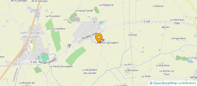 localisation de l'entreprise BERDER à CHEMILLE-EN-ANJOU