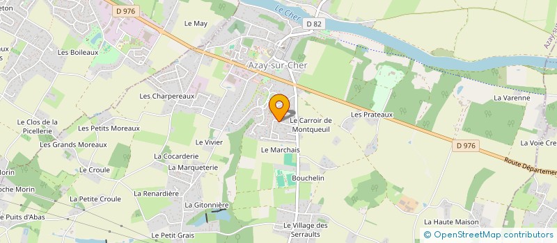 localisation de l'entreprise BERDERIC  AZAY-SUR-CHER