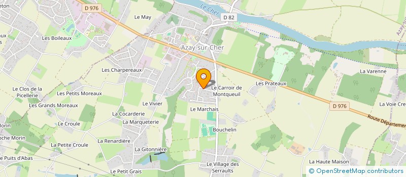 localisation de l'entreprise BERDERIC  AZAY-SUR-CHER