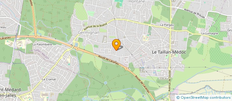 localisation de l'entreprise BERDEXAGAR  LE TAILLAN-MEDOC
